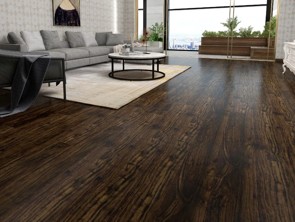 Rigid-core SPC — interior design reference